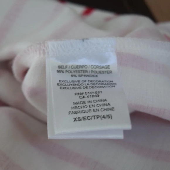 JOJO'S CLOSET Stars and Strips Americana Baseball Dress Size 4/5 - Picture 4 of 4